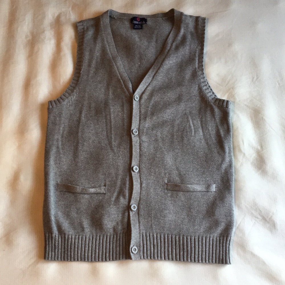 Boys cardigan vest